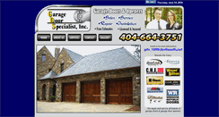 Desktop Screenshot of garagedoorspecialistinc.com